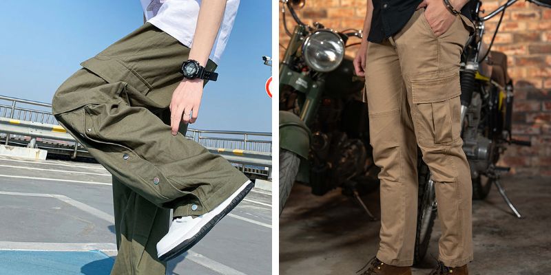 Quần nam ống suông đơn giản nhưng phong cách.