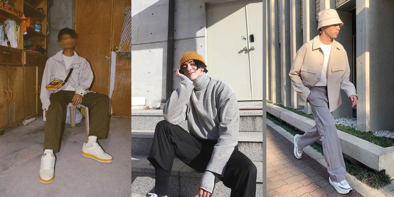 Quần âu hoặc quần bò màu đậm, ống suông là cứu cánh cho những chàng trai chân to