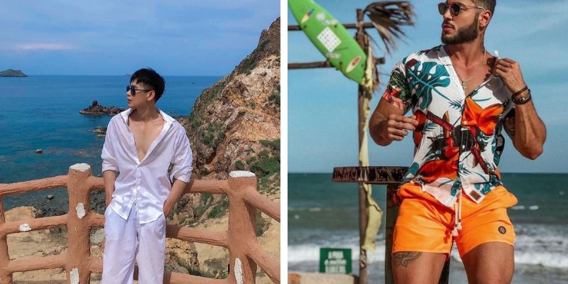 Màu sắc tươi mát và hoạ tiết đi biển