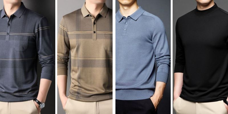 Áo len đa dạng mẫu mã cho các quý ông U40 nhiều sự lựa chọn.