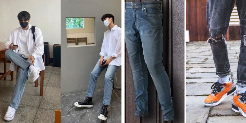 Quần skinny nam và áo sơ mi có thể đồng hành cùng bạn trong mọi hoàn cảnh.