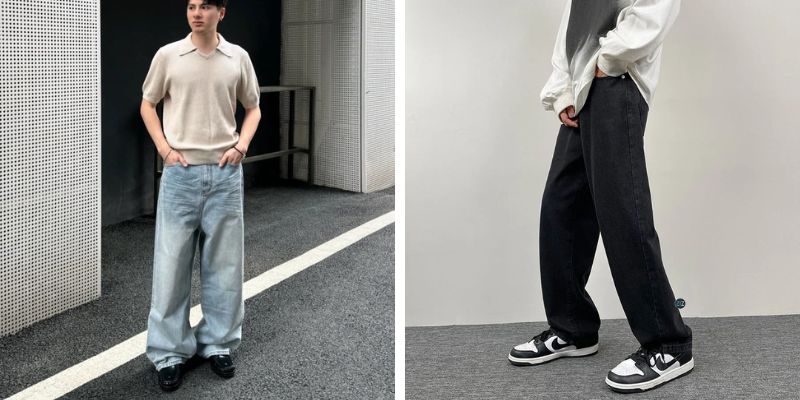 Mách chàng 8 cách phối đồ với quần ống rộng nam đẹp như sao Hàn