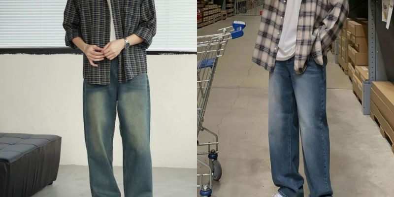 Đồ oversize - style hiphop đường phố rộng đồ thùng thình sẽ khiến anh em trông như lọt thỏm giữa quần áo