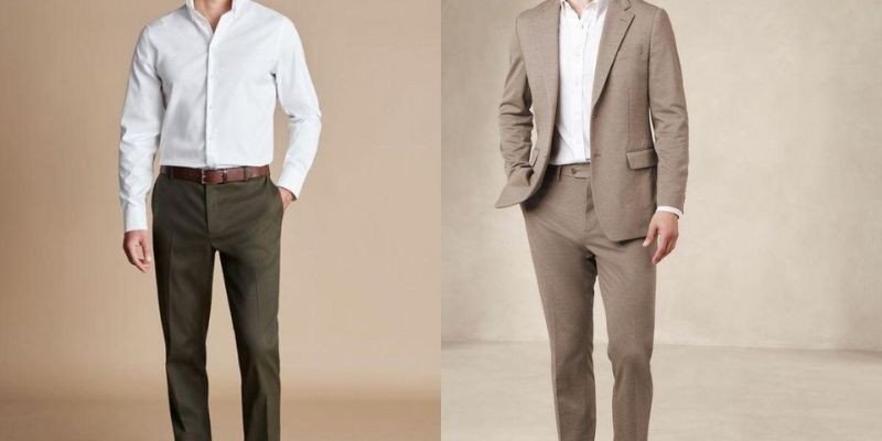 Bạn không nên cài nút dưới của áo vest khi phối đồ công sở.