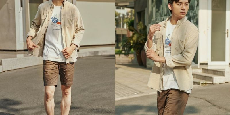 Các màu trung tính là ưu tiên số 1 khi phối đồ với thời trang basic nam