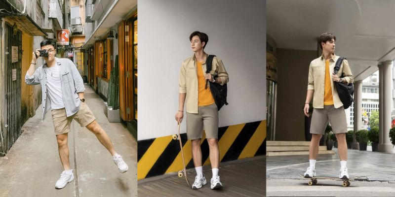Thời tiết nắng nóng nên mặc gì? Kinh nghiệm chọn trang phục hè cho nam.